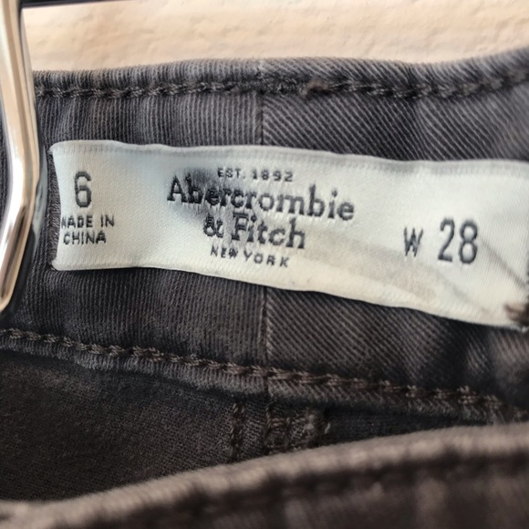 Abercrombie Dark Grey Jeggings - Picture 2 of 6